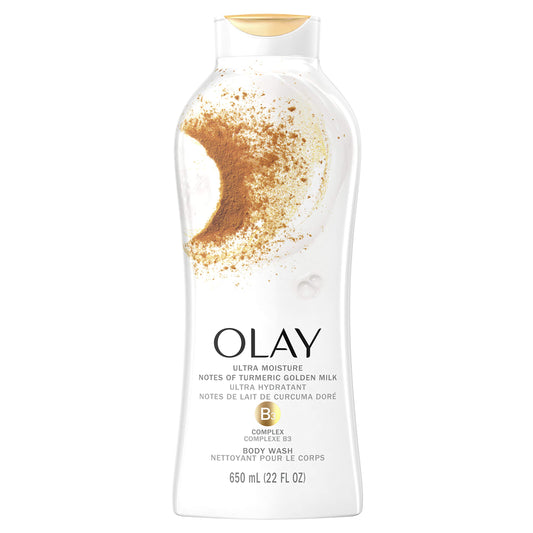 Olay Ultra Moisture Body Wash With Notes Of Turmeric Golden Milk, 650 Milliliters