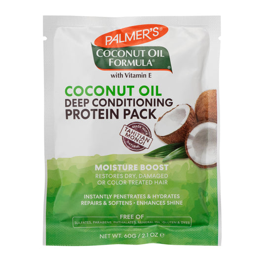 Palmer's Coconut Oil Formula Coconut Oil Deep Conditioning Protein Pack, 2.1 Oz