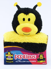 POPillows Bee, 15'' x 22'' - Soft, Wearable, and Loveable Pillow Pet! Perfect for Play and Sleep!, Multicolor, Medium