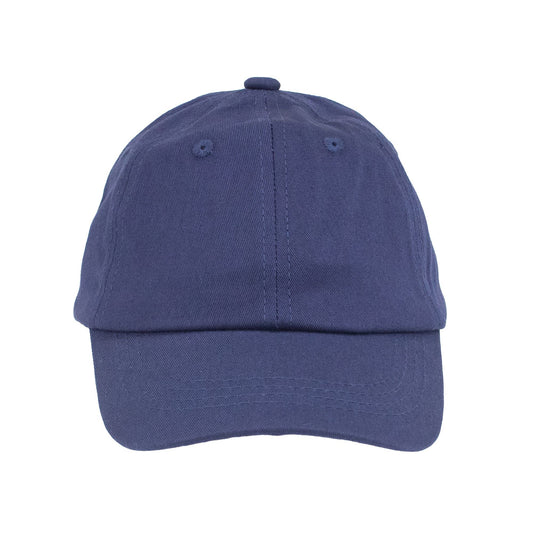 Kidcentral Essentials Unisex Baby Ball Cap Hat, Navy, Newborn US