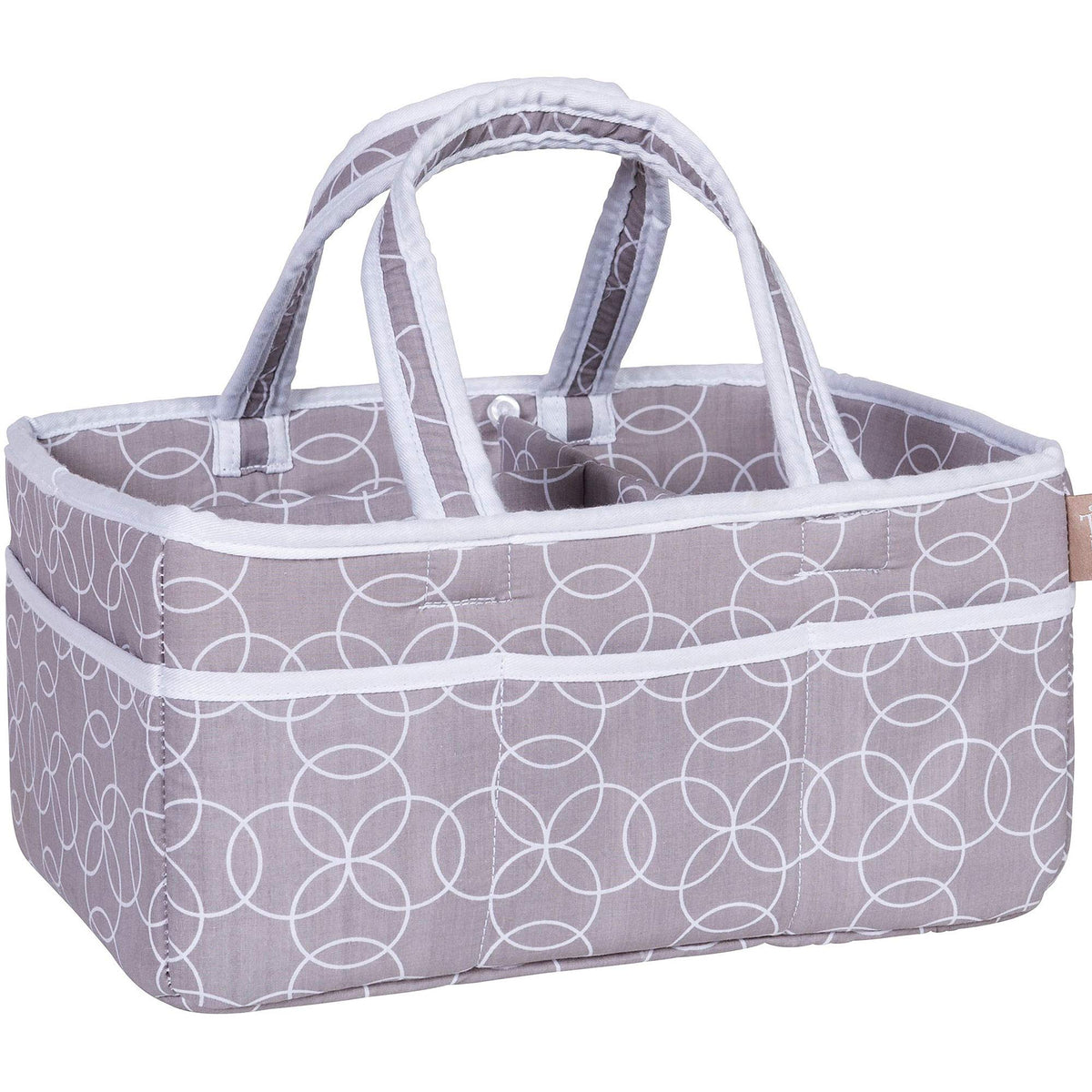 Trend Lab Circles Gray Storage Caddy