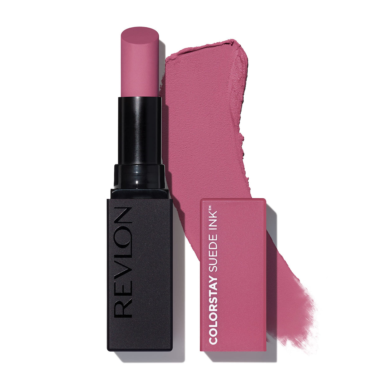 REVLON Lipstick, ColorStay Suede Ink, Built-in Primer, Infused with Vitamin E, Waterproof, Smudgeproof, Matte Color, 009 In Charge (Pack of 1)