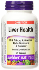 Webber Naturals Liver Health Milk Thistle, Schisandra, Alpha Lipoic Acid & Turmeric
