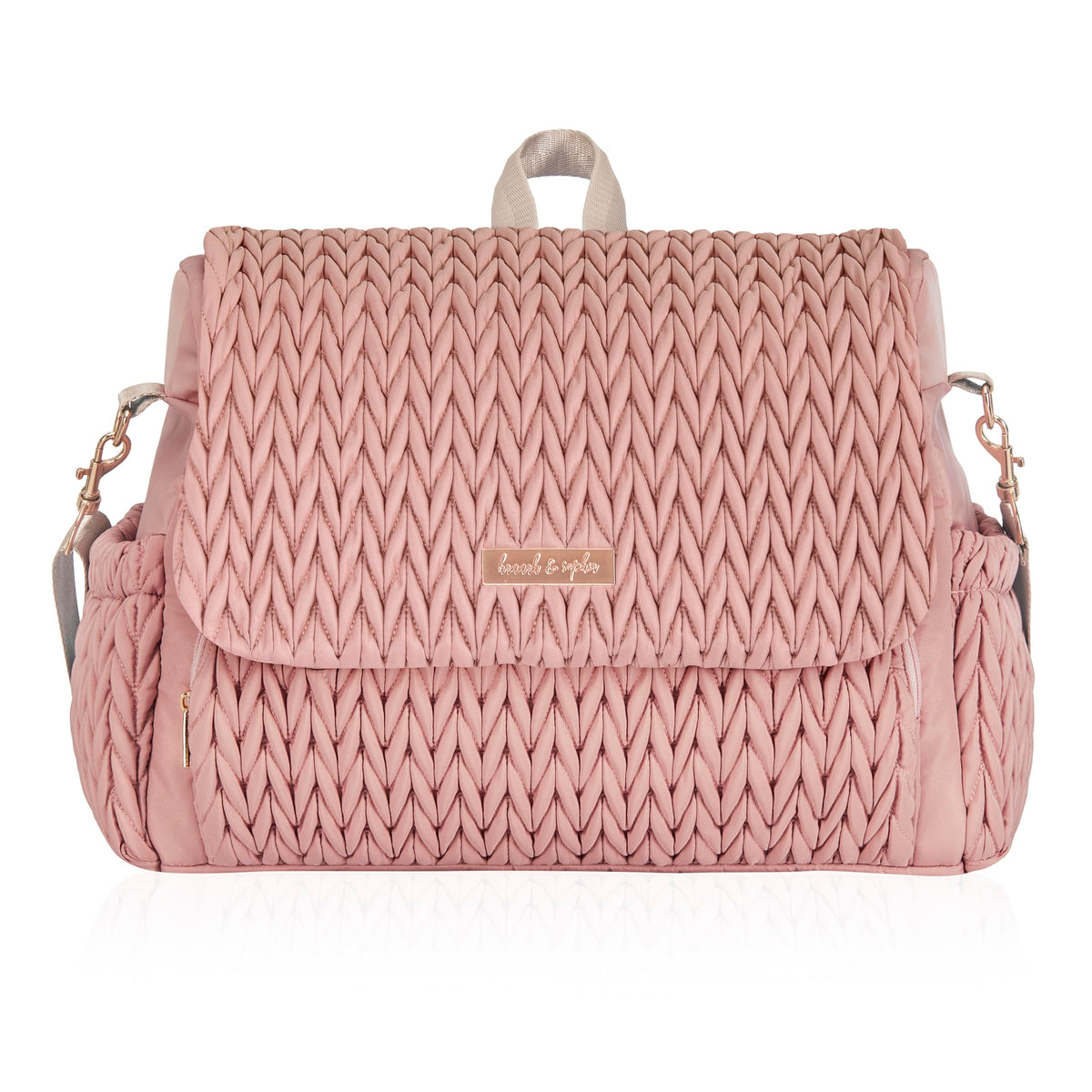 Hannah&Sophia Belle Convertible Diaper Backpack & Messenger Bag