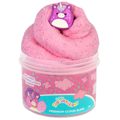 Original Squishmallows Lola The Unicorn Premium Scented Slime, Cotton Candy Scented, 2 Fun Add Ins, Pre-Made Slime for Kids, Great 6 Year Old Toys, Super Soft Squishy Toy, 8 oz.