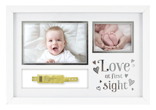 MCS "Love at First Sight" Baby Hospital ID Bracelet and Photo Frame (66891)