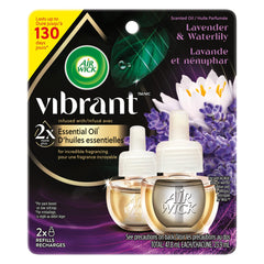 AIR WICK® SCENTED OIL - Refill - 0+2 Vibrant™ Lavender & Waterlily 2x23.9mL