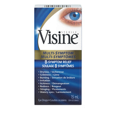 Visine Visine Multi Symptom 8 Symptom, count, 15 ml (Pack of 1)
