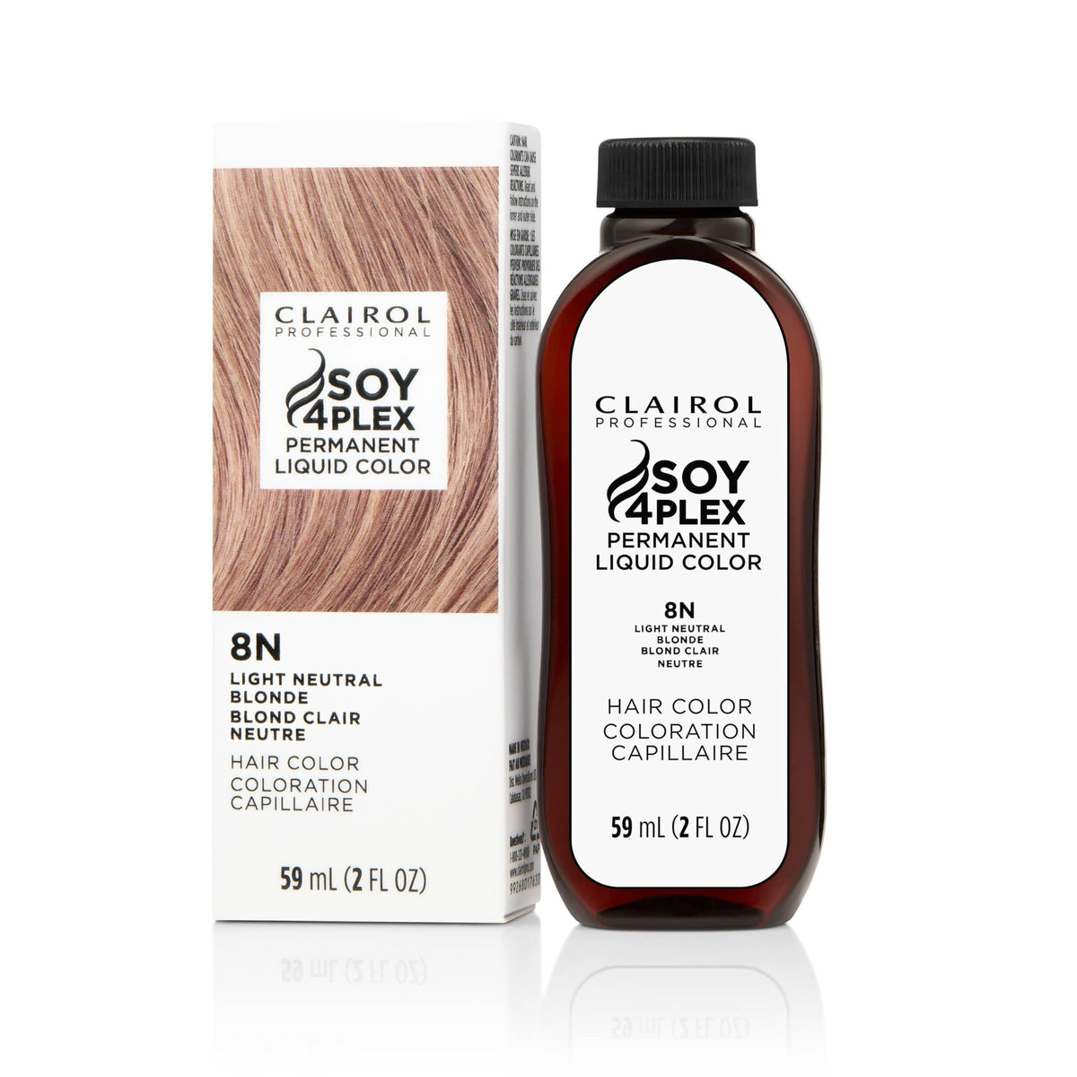 Clairol Professional Permanent Liquicolor, 8n Light Neutral Blonde, 2 oz. - Packaging May Vary