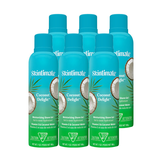 Skintimate Coconut Delight Moisturizing Shave Gel, 198 Grams