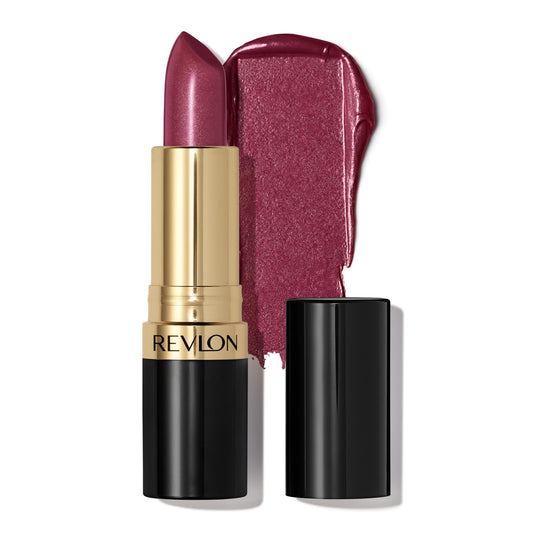 Revlon Lipstick, Super Lustrous Lipstick, Creamy Formula For Soft, Fuller-Looking Lips, Moisturized Feel, 812 Porto Please, 0.15 oz/ 4.2g
