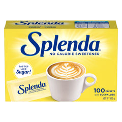 SPLENDA No Calorie Sweetener, 100 Count Packets