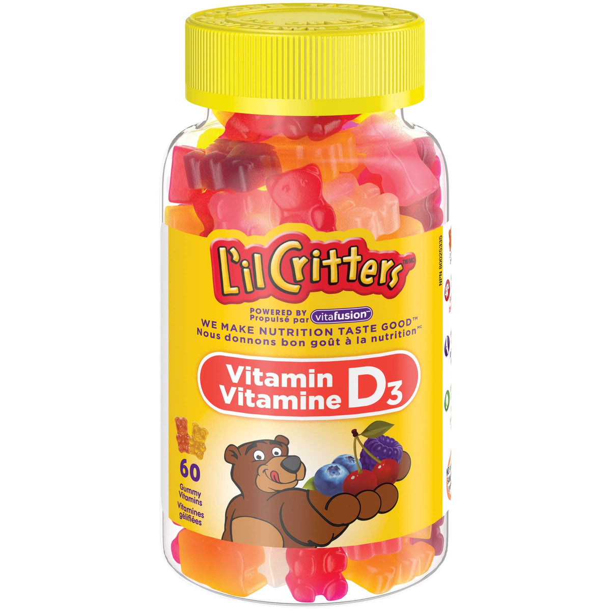 L'il Critters vitamin d gummy vitamins 60 Count