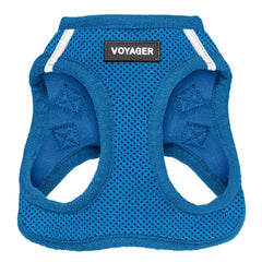 Best Pet Supplies - All Weather Mesh, Reflective, No Pull Harness for Small, Medium Dogs, Cats - Secure with Hook & Loop Fastener, Buckle, Double D-Rings - Royal Blue, XXS