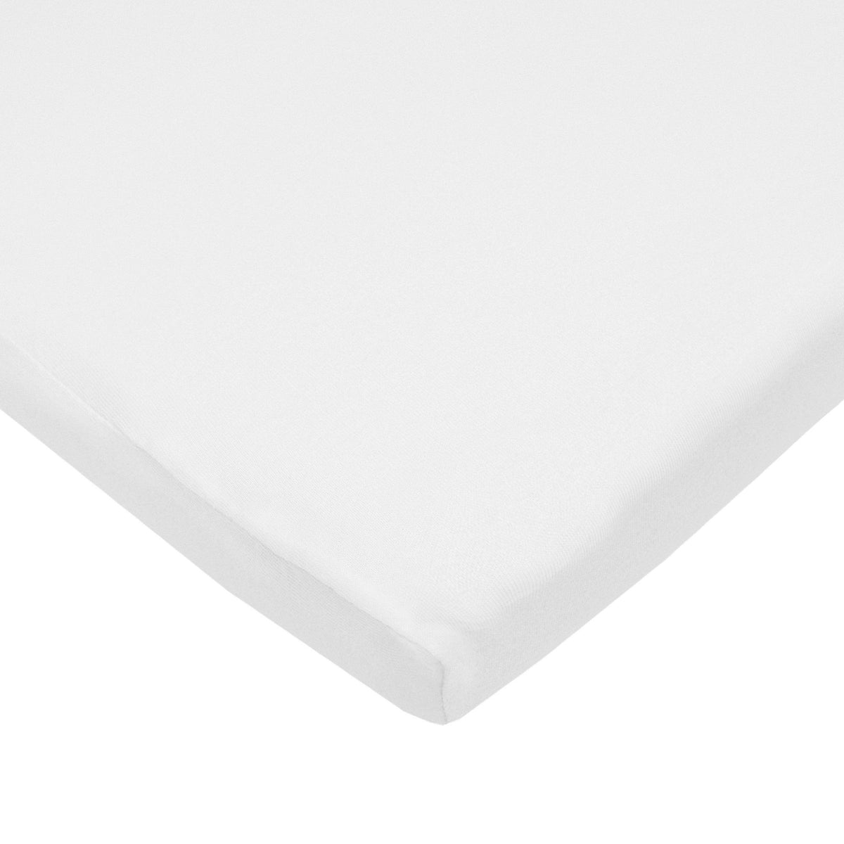 American Baby Company 100% Natural Cotton Supreme Jersey Knit Fitted Bassinet Sheet, White, Soft Breathable, for Boys and Girls