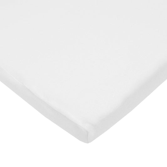 American Baby Company 100% Natural Cotton Supreme Jersey Knit Fitted Bassinet Sheet, White, Soft Breathable, for Boys and Girls