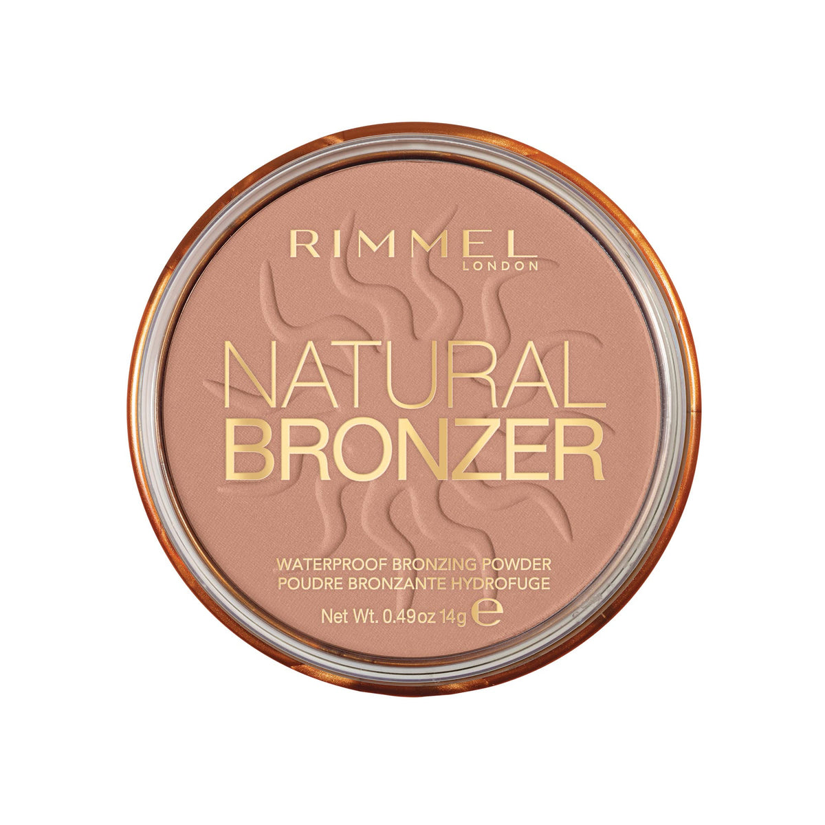 Rimmel London - Natural Bronzer, waterproof, Sunkissed Finish, blends effortlessly, up to 10H wear, 100% Cruelty-Free - Sun Light