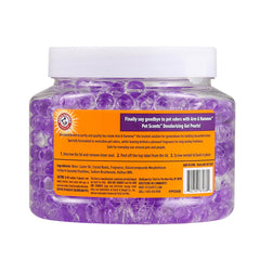 Arm & Hammer Air Freshener Gel - Pet Odor Eliminator with Baking Soda - Odor Absorbing Gel Beads for Cats & Dogs - Pet Deodorizer and Air Neutralizer for Home - Natural Freshness Lavender Fields 12 oz
