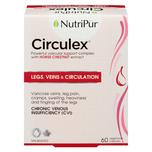 Nutripur Circulex, Venous Insufficiency, 60 vegetarian capsules