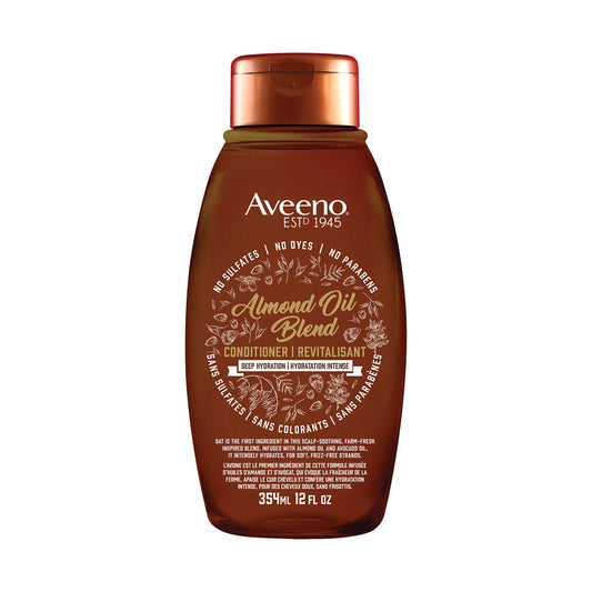 Aveeno Deep Hydration+ Almond Oil Conditioner, 358 milliliters, Packaging may vary