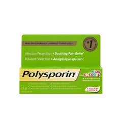 Polysporin for Kids Cream, Antibiotic Ointment for first Aid Care of minor burns and Cuts, 15g 15 gram