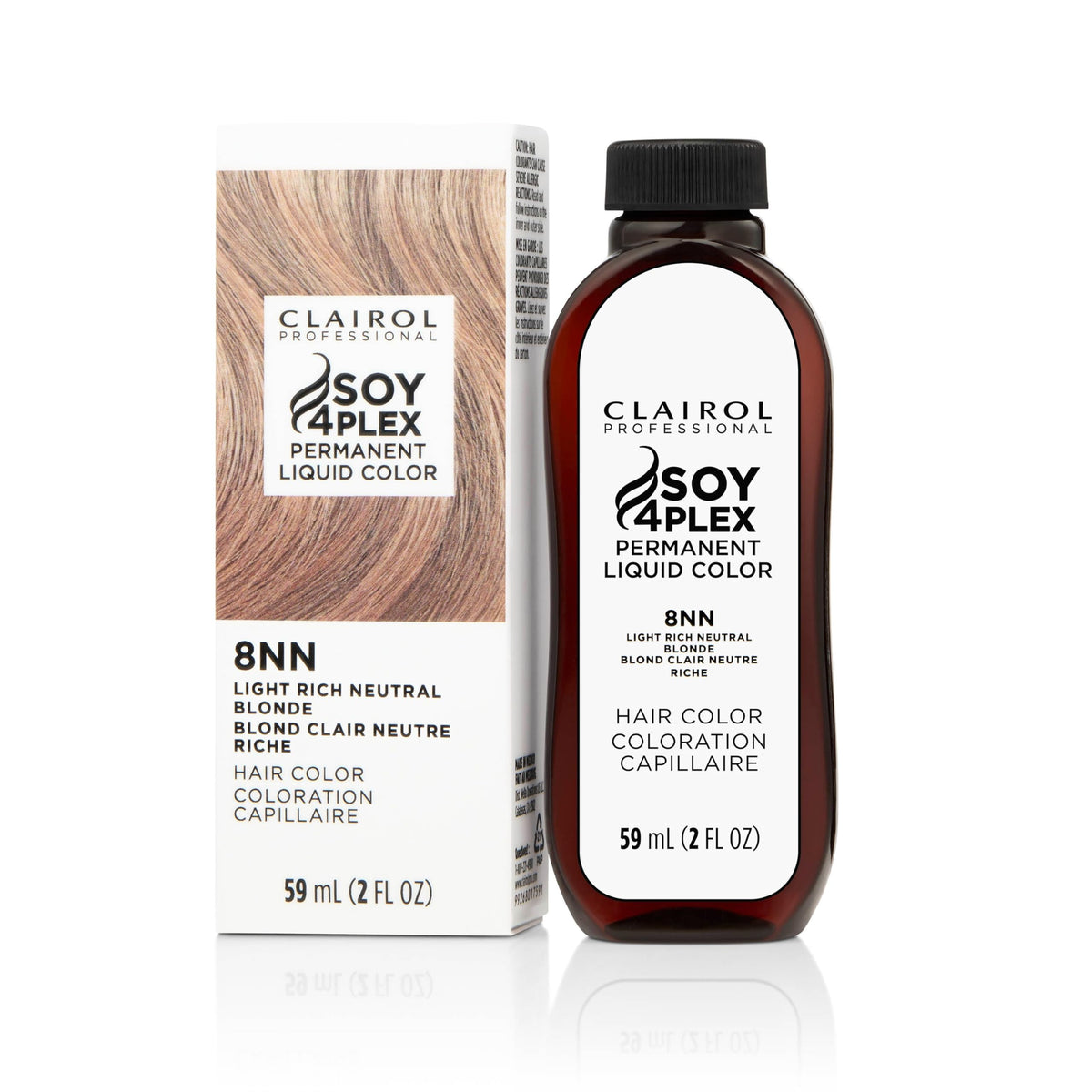 Clairol Professional Permanent Liquicolor, 8nn Light Neutral Blonde, 2 Fl Oz | 59 ml - Packaging May Vary