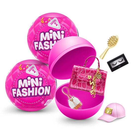 5 Surprise Mini Fashion Series 2 (2 Pack) by ZURU Amazon Exclusive Mystery Mini Brand Collectibles, Mini Handbags, Fashion Accessories for Kids, Girls, Teens, Adults (2 Pack)