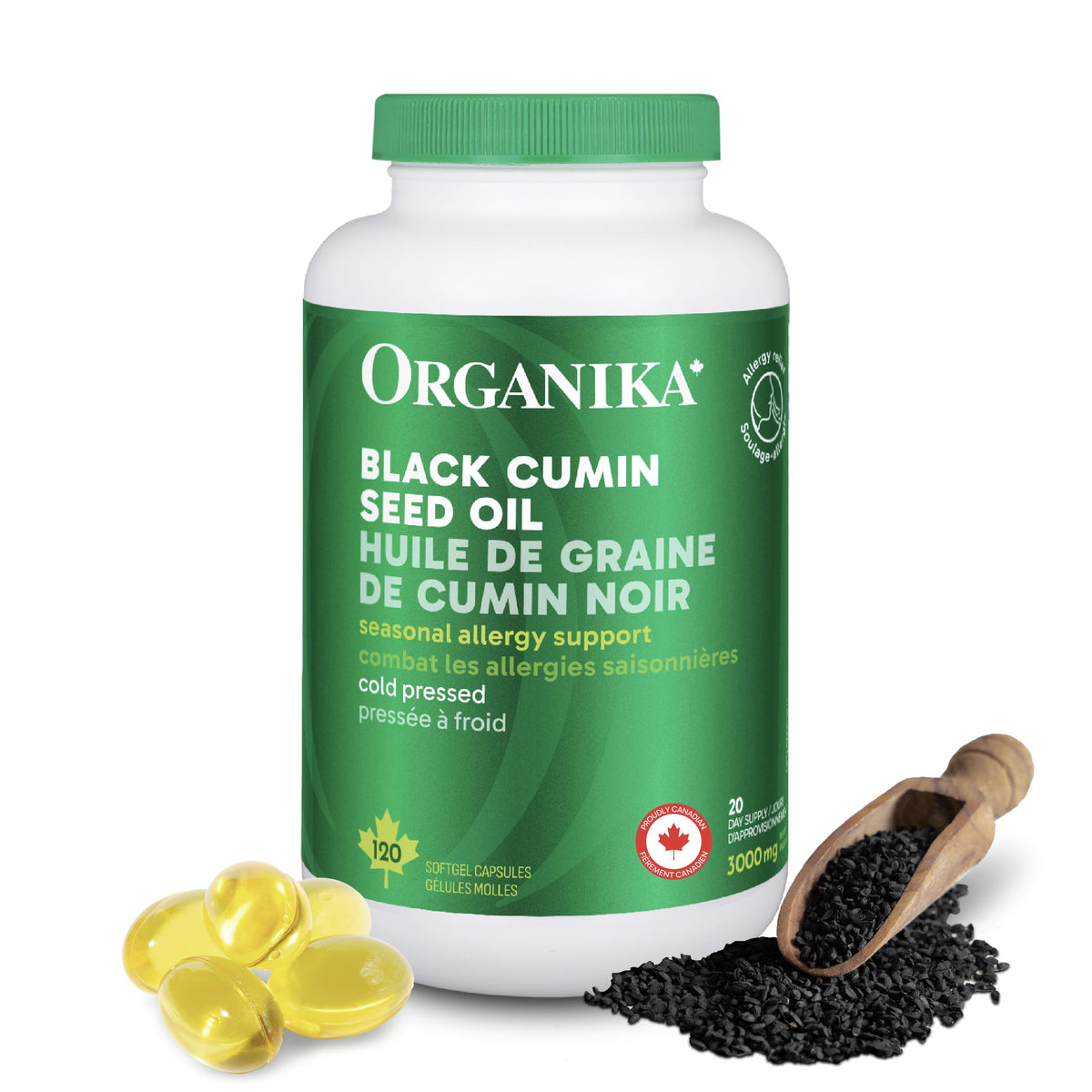 ORGANIKA BLACK CUMIN SEED OIL 120 SFTGL