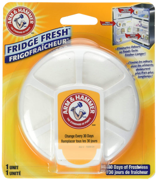 Arm & Hammer Fridge Fresh Baking Soda Deodorizer – Odor Eliminator for Fridge & Freezer, Lasts Up to 30 Days