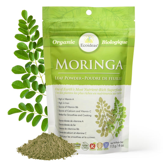 Ecoideas Organic Moringa Powder, 113g