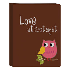 Pioneer Photo Albums I-46B/O 36-Pocket Baby Owl Designer Photo Album, Pink