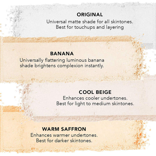 Dermablend Illuminating Banana Powder, Loose Setting Powder Makeup for Brightening and a Long, Lasting Luminous Finish, up to 16hr Wear, 18g, 2022 ELLE Beauty Grand Prix Winner.