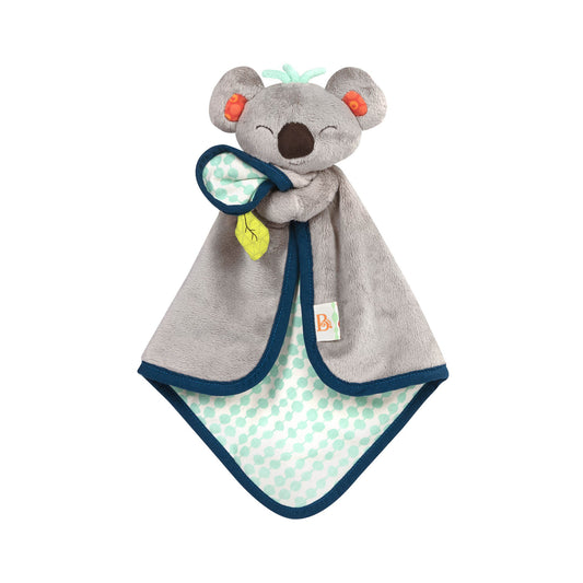 B. toys – Koala Lovey – Plush Security Blanket – Stuffed Animal for Babies – Soft Baby Blankie – Newborn, 0 Snugglies – Fluffy Koko