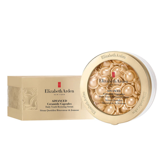 Elizabeth Arden Anti-Aging Ceramide Capsule Serum, Advanced Daily Youth Restoring Face Serum, Nourishing Skin care, 60 Count