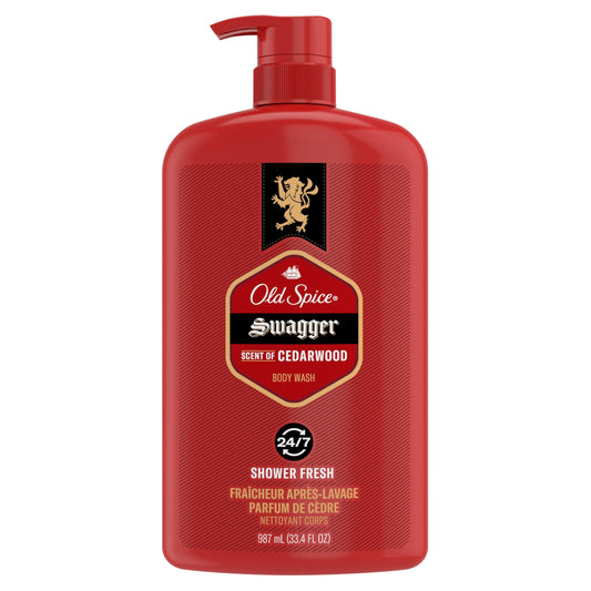 Old Spice Red Zone Swagger Scent Body Wash for Men, 887 mL