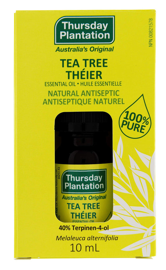 Thursday Plantation 100% Pure Tea Tree Oil - Ideal for Minor Cuts, Abrasions, Insect Bites, Stings, and Skin Irritations - Essential Oil - Versatile Oil for Home Use and Personal Care - 10ml size