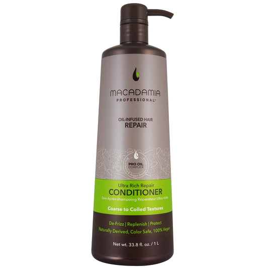 Macadamia Professional Ultra Rich Moisture Conditioner, 33.8 Oz
