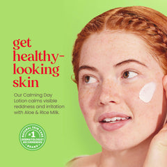 Burt's Bees Sensitive Hydrating Gentle Daily Face Cream Moisturizer Face Lotion for Sensitive Skin with Aloe and Rice Milk, 98.9% Natural Origin, Developed with Dermatologists, 51g