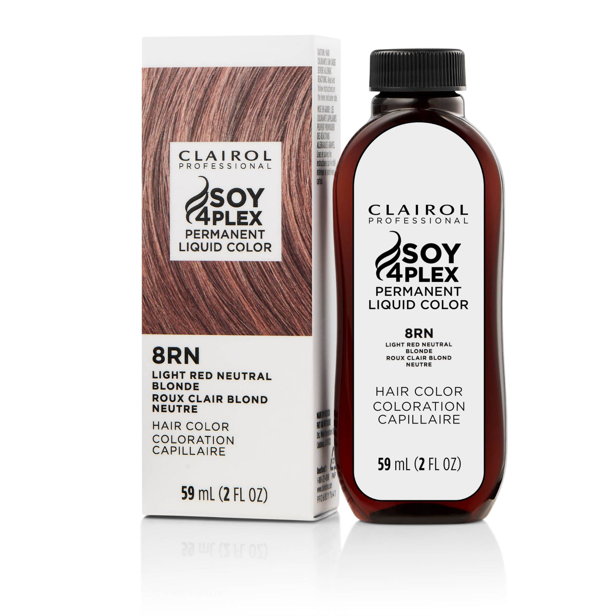 Clairol Professional Permanent Liquicolor, 8rn Light Red Neutral Blonde, 2 Fl Oz | 59 ml - Packaging May Vary