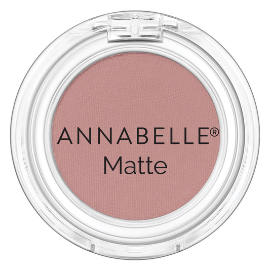 Annabelle Matte Single Eyeshadow, Rose Quartz, Velvety-Smooth Texture, Highly Pigmented Finish, Easy to Apply & Blend, Long-Lasting, Paraben-Free, Fragrance-Free, Cruelty-Free, 1.5 g