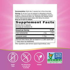 Nature’s Way Fenugreek Seed – Breastfeeding Supplement – Lactation Support to Help Mothers Increase Breast Milk Production, Non-GMO – 100 Vegetarian Capsules