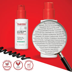 THAYERS Let's Be Clear Water Face Moisturizer with AZELAIC ACID and HYALURONIC ACID Suitable for Combination to Oily Skin, Visibly Reduces Pores and Smooths Skin Texture, 75 ml