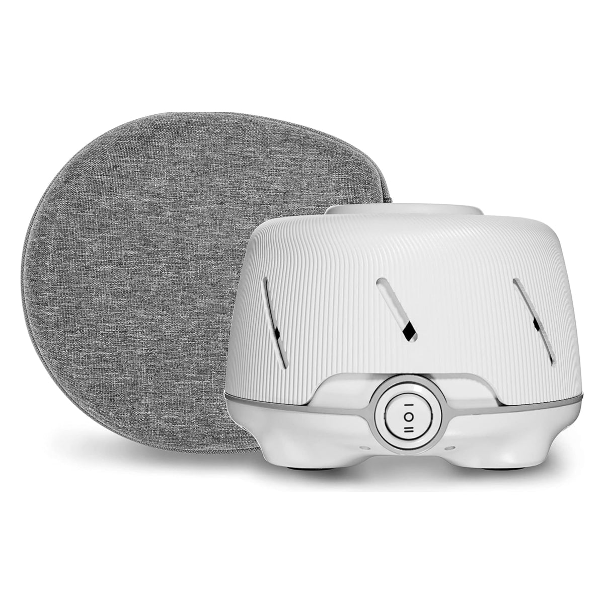 Marpac Yogasleep WhiteGray Plus The Original White Machine Soothing Natural Sound from a Real Fan Noise Cancelling Sleep Therapy Office Privacy, Dohm Gray & Travel Case, 1 Count, 2 Piece Set