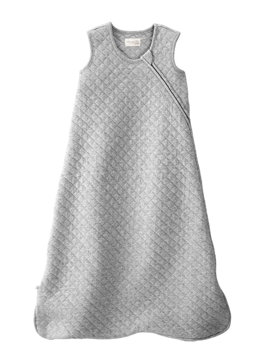 little planet by carter's Unisex-Baby Baby Organic Cotton Wearable Blanket, Grey, Small