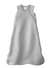 little planet by carter's Unisex-Baby Baby Organic Cotton Wearable Blanket, Grey, Small