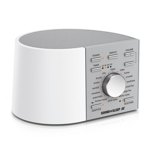 Adaptive Sound Technologies Sound+Sleep SE Special Edition High Fidelity Sleep Sound Machine with Real Non-Looping Nature Sounds, Fan Sounds, White, Pink & Brown Noise, & Adaptive Sound Technology