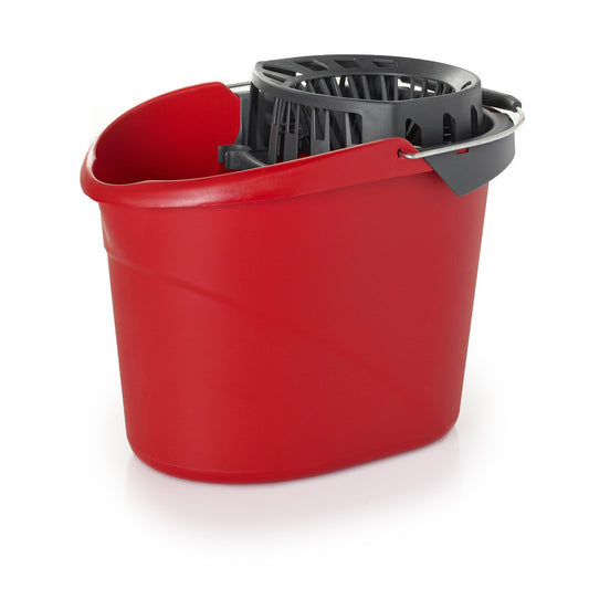 Vileda Quick Wring Bucket 10 L Bucket With Wringer (Color May Vary)