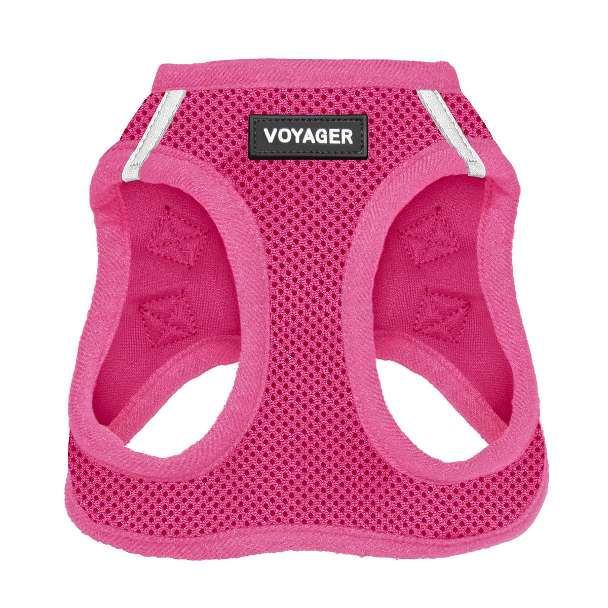 Best Pet Supplies Voyager Step-in Air Harness - All Weather Mesh, Reflective, No Pull Harness for Dogs, Cats - Secure with Hook & Loop Fastener, Buckle, Double D-Rings - Fuchsia, XXXS