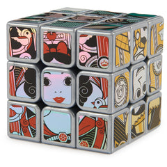 Rubik’s Cube, Disney 100th Anniversary Metallic Platinum 3x3 Cube, Fidget Toys for Adults, Disney Toys, for Ages 8 & Up