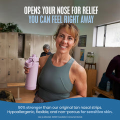 Breathe Right Extra Strength Nasal Strips, Tan, 44 count